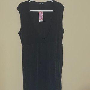 Plunge Slinky Dress